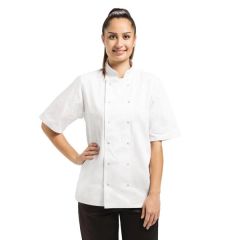 Short Sleeve White Chef Jacket