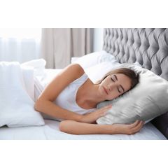 Silk Pillowcase Silver at Guineys Ireland