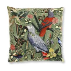 Nela jeans blue decorative cushion 45x45cm with stitched geometric pattern