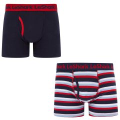 Le Shark 2 Pack Boxers Captain Navy - Online Offer Only