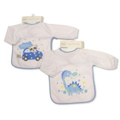 Sleeved bibs blue