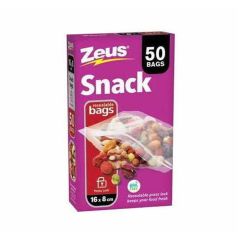 50 Pack Snack Resealable Bags