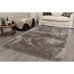 Soho Shaggy Rug Ash 120x170cm by Vercai at Guineys Ireland