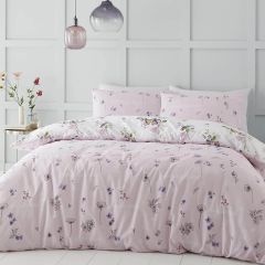Songbird Pink Duvet Cover Set by Catherine Lansfield at Guineys Ireland