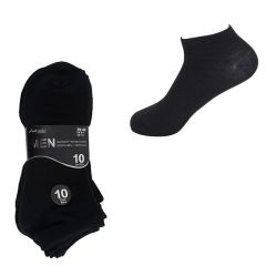 10 Pack Sports Socks Black