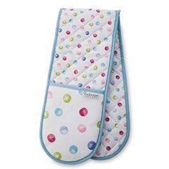 Double Oven Glove Spotty Dotty Multi by Cooksmart