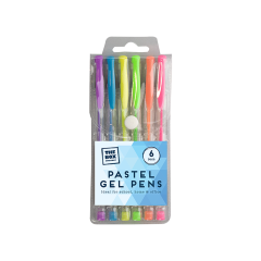 Pastel Gel Pens 6 Pack