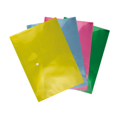 A4 Plastic Folders 4 Pack