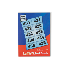 Raffle Tickets 1-1000 Book