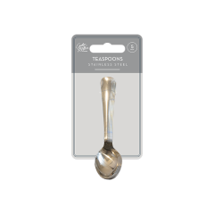 Stainless Steel Teaspoons 5 Pack