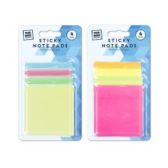 Sticky Note Pads 4 Pack