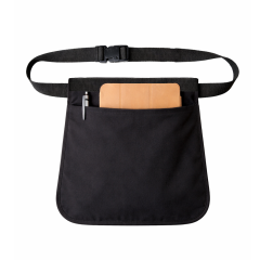 showing the Single Pocket Tablet & Money Pouch Apron