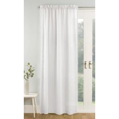 Tahiti Pom Pom Voile Panel White at Guineys Ireland