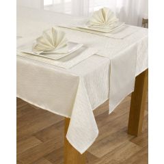 Noel Cream & Gold Christmas Table Runner