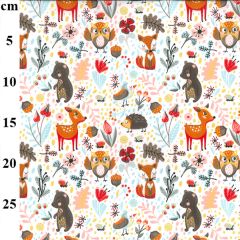 Animal Printed Polycotton Fabric - Price by the Metre