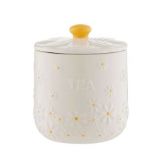 side View of the Daisy Tea Jar