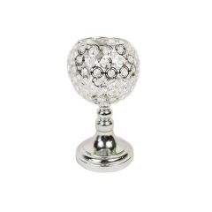 Crystal Effect Tea Light Candle Holder 26cm