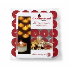 20 Pack Carlingford Tealights Cinnamon