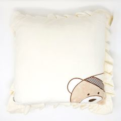 Teddy Bear Cushion Cream