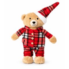 Standing Christmas Teddy Bear Decoration 30cm