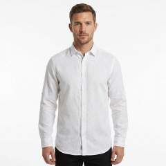 Showing the Men's Long Sleeve Shirt White By Tokyo Laundry