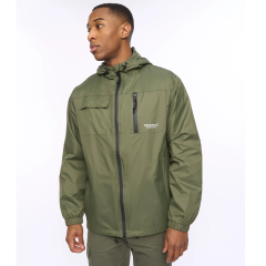 Male modelling the Utilate Jacket Thyme By Crosshatch