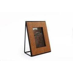 Wooden & Wire Photo Frame - 6x4''