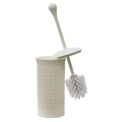 Toilet Brush & Holder Loop White at Guineys Ireland
