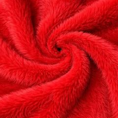 Toy Fur Fabric Red - Price by the Metre