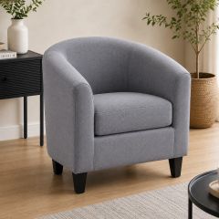 Grey Tub Chair