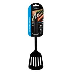 Handy Kitchen UltraCook Collection black nylon slotted spatula turner with retail packaging