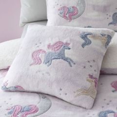 Unicorn Dream Cushion Pink by Catherine Lansfield at Guineys Ireland