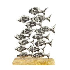 Seashore Fished On Wooden Base Small Online Offer Only