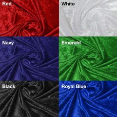 Assorted Crushed Velvet Fabric 