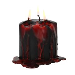 Small Vampire Blood Pillar Candle  - Online Offer Only