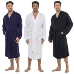 100% Cotton Waffle Bathrobe at Guineys Ireland