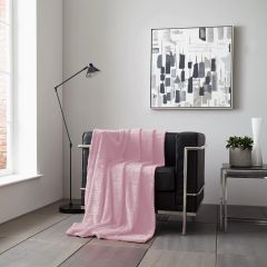 Wave Plush Throw Blush 150 x 200cm by Gaveno Cavailia