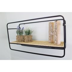 Weave Effect Shelving Unit Large