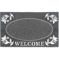 Welcome Scraper Doormat Silver 45x75 at Guineys Ireland