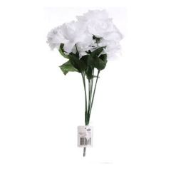 Artificial Flower Carnation Rose White