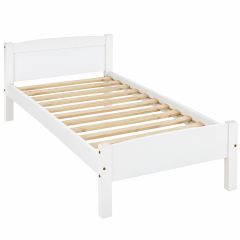 White Single Bed Frame