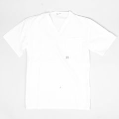 White V-Neck Kitchen Shirt