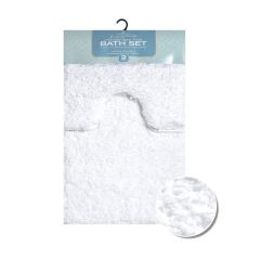 Ultimate Zero Twist White 2 Piece Bath Mat at Guineys Ireland