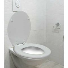White Wooden Toilet Seat at Guineys Ireland