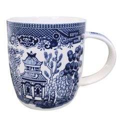 Blue Willow Oriental Barrell Mug 340ml at Guineys Ireland