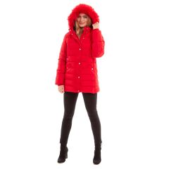 Women's Quilted Jacket Red