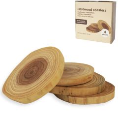 Wooden Coasters 4 Pack