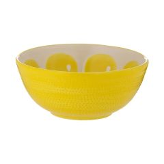 side view of the World Foods Lemon Round Bowl 16cm