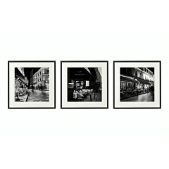 Set of 3 Paris Photographs Framed Wall Art