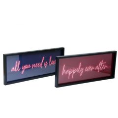 Framed Neon Wall Art Online Offer Only